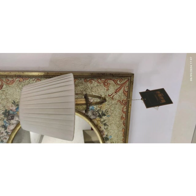 1990s Mirror with Wall Lights attributed to Baga, 1996 For Sale - Image 5 of 9