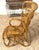 Pair of Italian Mid-Century Rattan High-Back Lounge Chairs, Style Franco Albini For Sale In Atlanta - Image 6 of 11