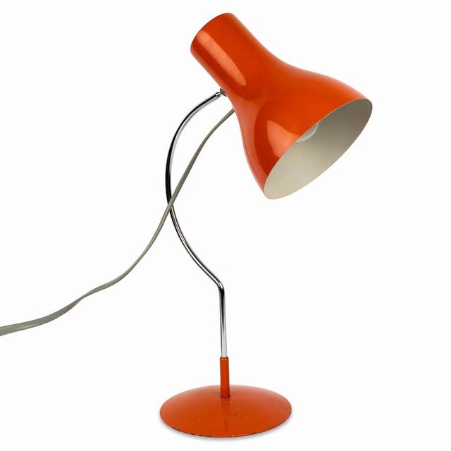 Vintage Metal Lamp from Napako, 1960s For Sale - Image 4 of 10