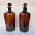 1940s Apothecary Jars in Amber Glass, Spain, 1940s, Set of 2 For Sale - Image 5 of 18