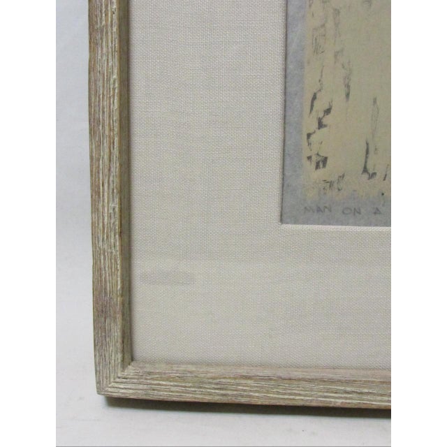 Signed Margo Hoff Woodblock Print For Sale - Image 12 of 16