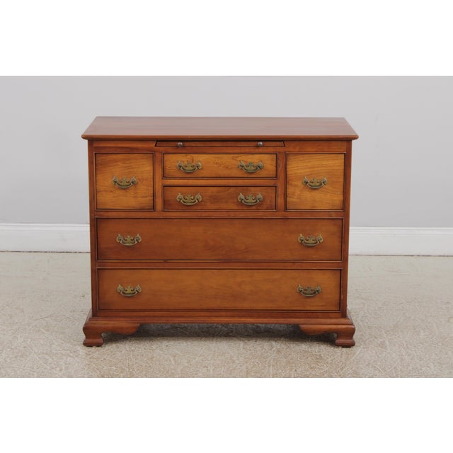 Chippendale Stickley Cherry 6 Drawer Server Cabinet For Sale - Image 3 of 16