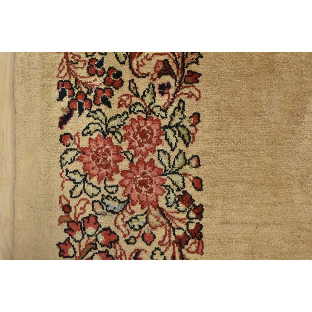 Sarouk Runner 4’5” X 18’6” Beige Wool Vintage Traditional Hand-Knotted Rug For Sale - Image 10 of 14