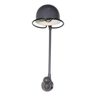 Vintage French Industrial Metal Lamp by Jean-Louis Domecq for Jielde Factory For Sale