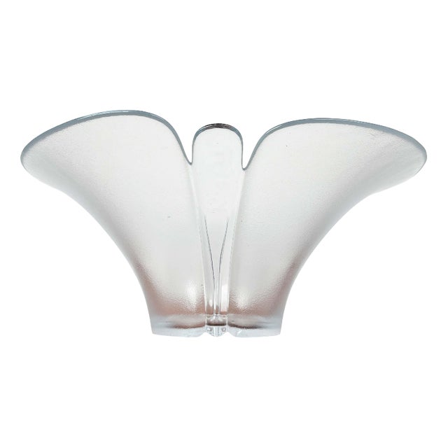 Vintage Danish Glass Bowl from Holmegaard, 1970s For Sale