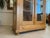 Art Nouveau Farmhouse Display Cabinet in Natural Wood For Sale - Image 11 of 15
