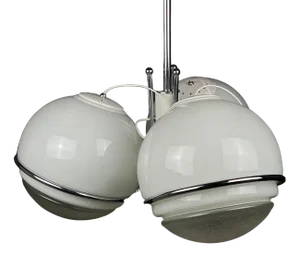 Large Italian Globe Hanging Lamp by Gino Sarfatti, 1960s
