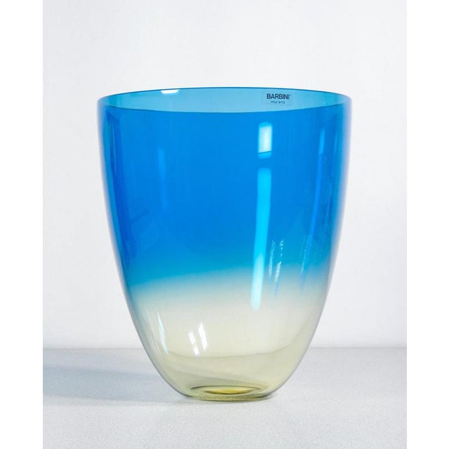 Blown Glass Vases from A. Barbini, Set of 2 For Sale - Image 9 of 18