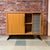 Vintage mid-century Danish modern tambour door sideboard in ash wood manufactured by System B8 Møbelfabrik of Denmark....