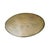 56” Large Oval Etched Brass Hammered Tray With Scalloped Edge For Sale - Image 9 of 12