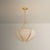 Contemporary Hudson Valley Lighting Bayville 20 in. 3 Light Pendant in Vintage Gold Leaf Finish For Sale - Image 3 of 4