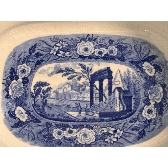 Blue Blue and White Transferware Soup Tureen For Sale - Image 8 of 8