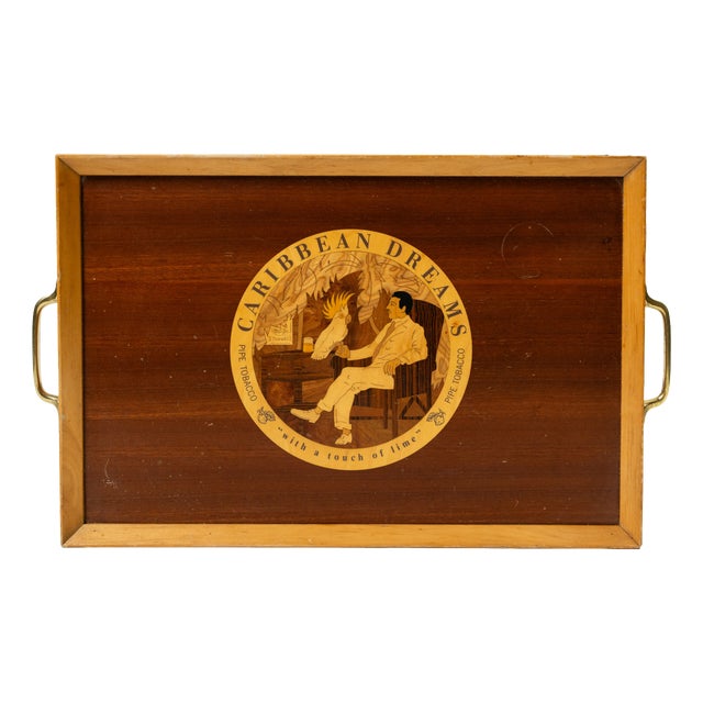 Caribbean Dreams Cocktail Tray, 1950s For Sale