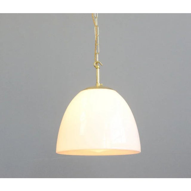 1950s Opaline Pendant Light by Vilhelm Lauritzen, 1950s For Sale - Image 5 of 9