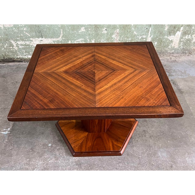Vintage 1980s MCM Custom Walnut Stereo/Turntable Cabinet on Swivel Base For Sale - Image 9 of 12