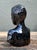 Vintage Glazed Ceramic Bust of Man For Sale In West Palm - Image 6 of 12