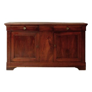 19th Century French Louis Phillipe Walnut Cabinet For Sale
