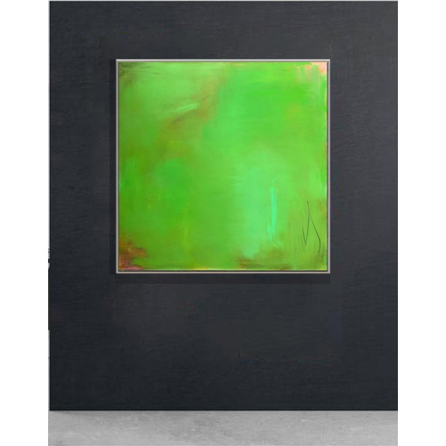 2020s Stunning Large "Morning Glory" by Trixie Pitts Abstract Expressionist Oil Painting For Sale - Image 5 of 12