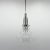 Mid-century Italian pendant light by Mazzega. Made from Murano glass and chrome. Bulb: 1 x E25-E27. This piece is...