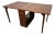 Mid 20 Century Hide-Away Drop Leaf Walnut Dining Table For Sale