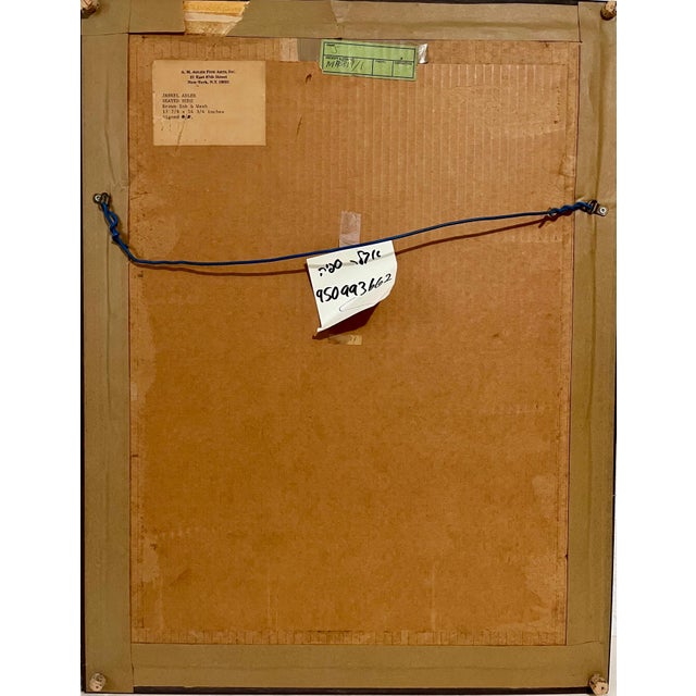 Jankel Adler, Modernist Ink and Wash Drawing, Painting Jankel Adler Woman Model Ecole De Paris, c.1930's-1940's For Sale In Miami - Image 6 of 7