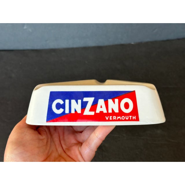 Vintage Cinzano Bar Ashtray For Sale - Image 9 of 11