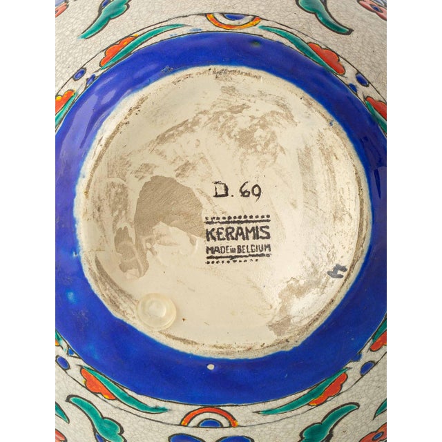 Art Deco Iznik-Style Table Lamp from Boch Frères Keramis, 1920s For Sale - Image 18 of 18