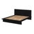 Spritely Home Accent Furniture Halmstad Wood Platform King Bed, Black For Sale - Image 4 of 9