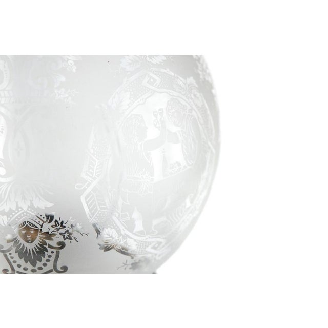 Gold Antique Brass Oil Lamp, 1900s For Sale - Image 8 of 10