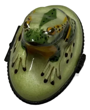 Antique Porcelain Frog Limoges Box