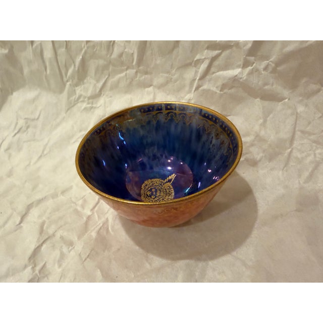 Early 20th Century Wedgwood Fairyland Lustre Bowl With Gilded Motif With Ordinary Strange Creature by Daisy Makeig-Jones For Sale - Image 9 of 9