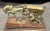 Large Brass Farmer with His Horse and Cart Centrepiece For Sale - Image 9 of 9