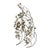 Signed Curtis Jere Wall Sculpture Windswept Metal Bamboo Leaf, Circa 1970s For Sale