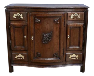 Regional Oak Buffet, Mid-19th Century