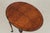 1960s Vintage Walnut Inlaid Pembroke Drop Leaf Table For Sale - Image 5 of 10