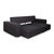 Andy Fabric Three-Seater Grey Anthracite Sofa with Manual Function from B&B Italia / C&B Italia For Sale - Image 5 of 16