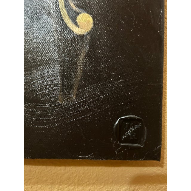 2020s Brussels Griffon Dog Original Oil Painting For Sale - Image 5 of 5