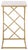 Keston Fretwork C-Table in White Marble / Gold For Sale - Image 9 of 9
