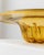 Vintage Amber Murano Glass Bowl with Ribbed Pattern, Italy, 1920s For Sale - Image 4 of 11
