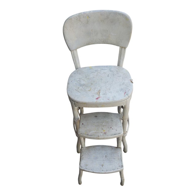 Vintage Cosco Step Stool Counter Chair Chairish