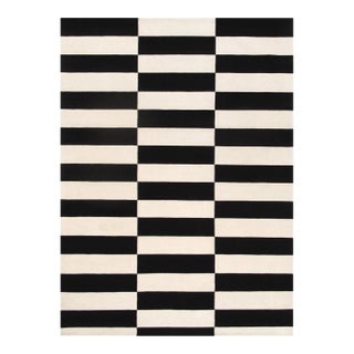 Pasargad Home Rodeo White Area Rug- 9' 9" X 13' 9" For Sale