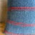 Textile Vintage Rug Pillow Cover With Stripes For Sale - Image 7 of 8