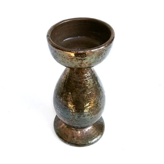 Bitossi Italian Ceramic Vase by Aldo Londi for Bitossi, 1970s For Sale - Image 4 of 6