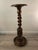 Early 1900s Hand Carved 35" Open Barley Twist Pedestal Display or Plant Stand For Sale - Image 11 of 12