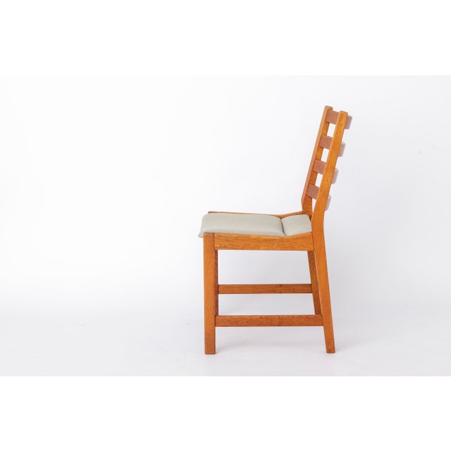 Beige Vintage Oak Dining Chairs by Kurt Østervig for KP Møbler, 1960s, Set of 6 For Sale - Image 8 of 18