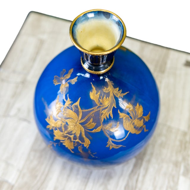 George Jones Cobalt and Gilt Vase C. 1880 For Sale - Image 10 of 16