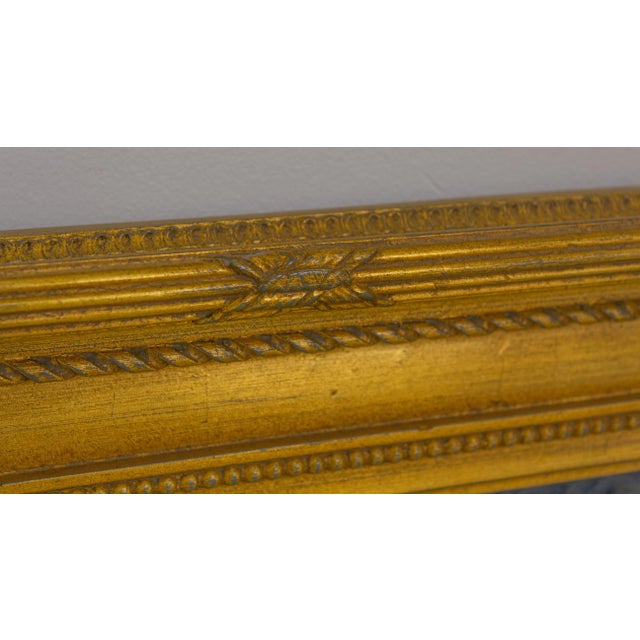 Italian Neoclassical Oil Painting On Canvas Age: Approx: 30 Years Old Details: Artist Signed Ornate Gold Finish Frame...