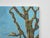 Contemporary oil on canvas expressionist coastal landscape with lone tree painting. Attributed to K. C. Bacon (20th, 21st...