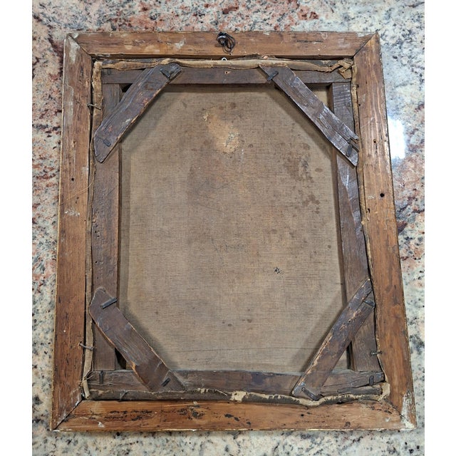 Genre Scene, 18th Century, Oil on Canvas, Framed For Sale - Image 4 of 6