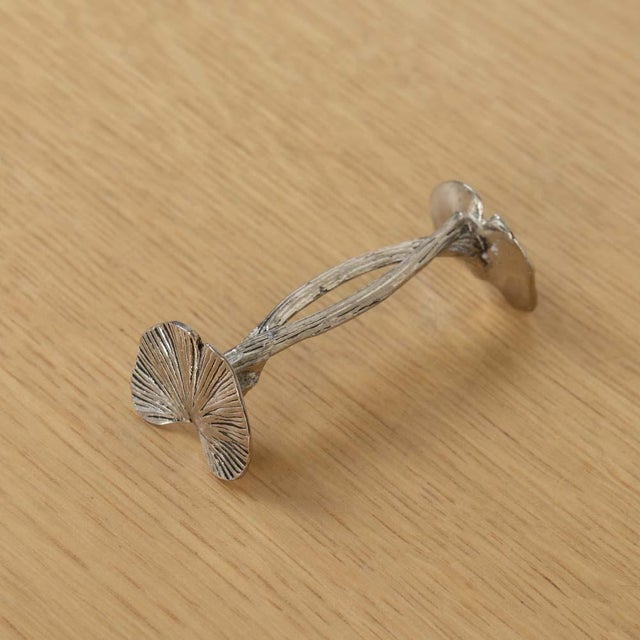 1930s French Silver Clover Knife Rests, Set of 6 For Sale - Image 9 of 12